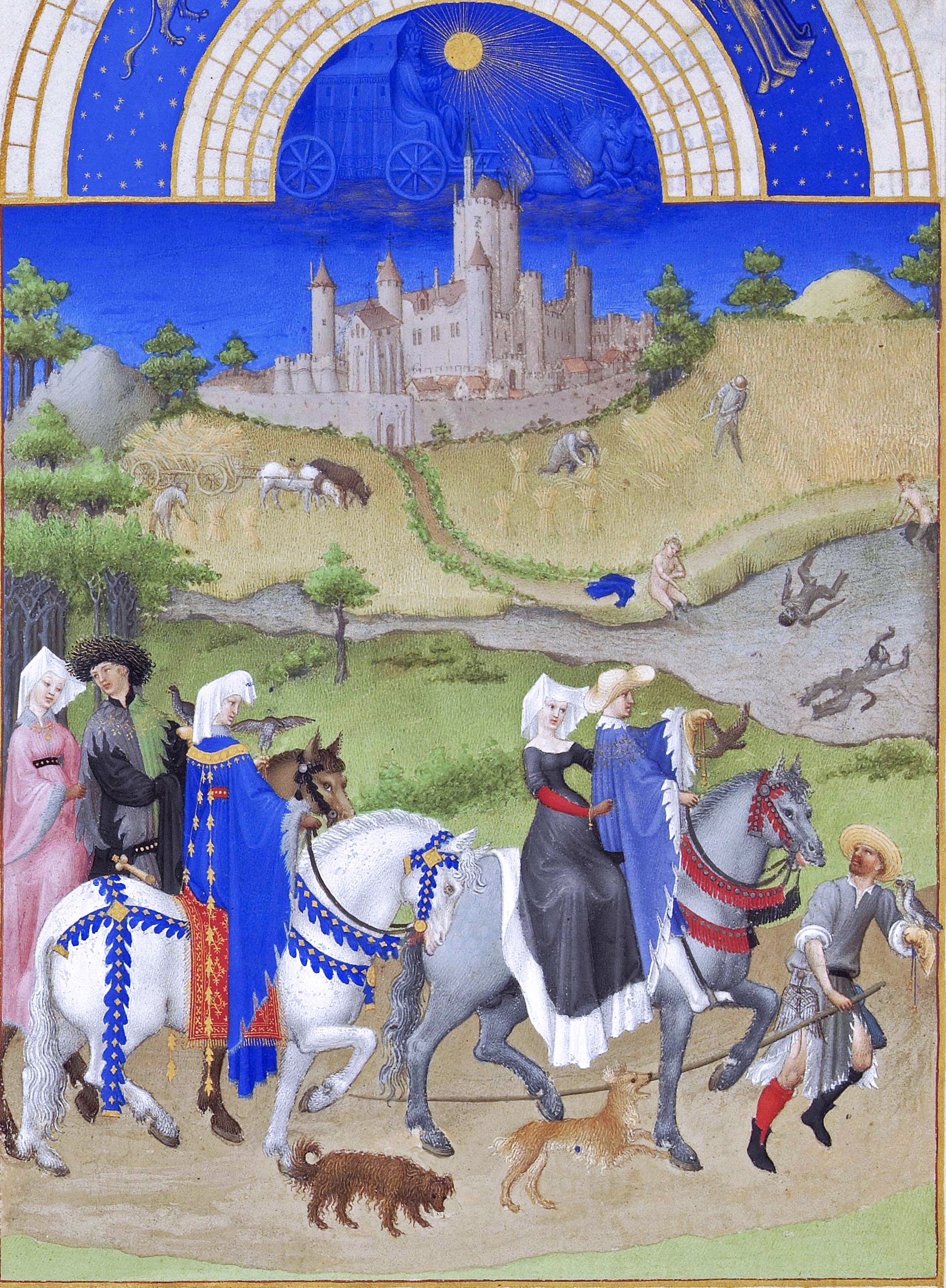 Les Très Riches Heures Du Duc De Berry Aout